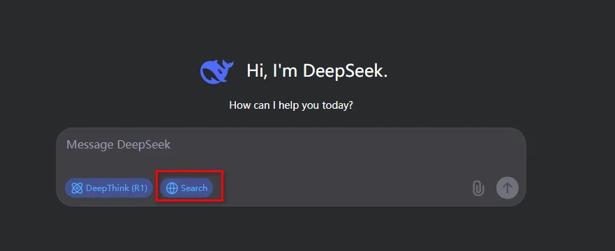 deepseek的联网搜索按钮